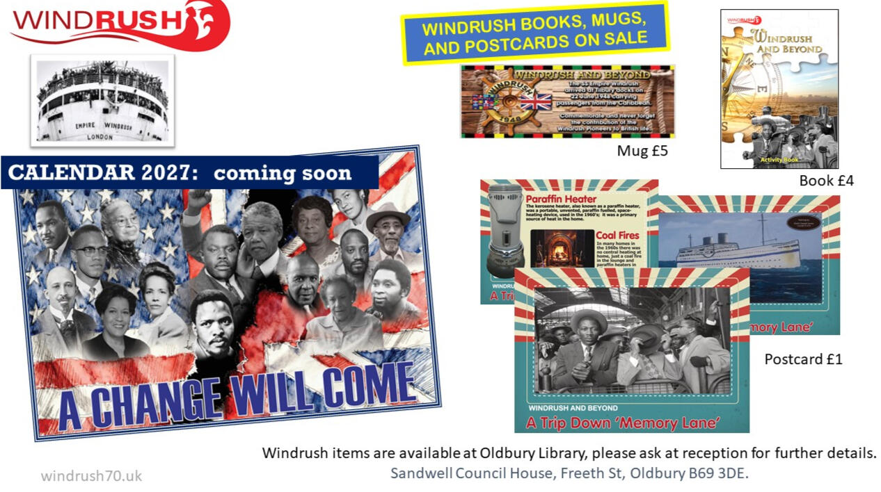 Windrush Items for sale until 30 June 2026 Windrush Items for sale until 30 June 2026