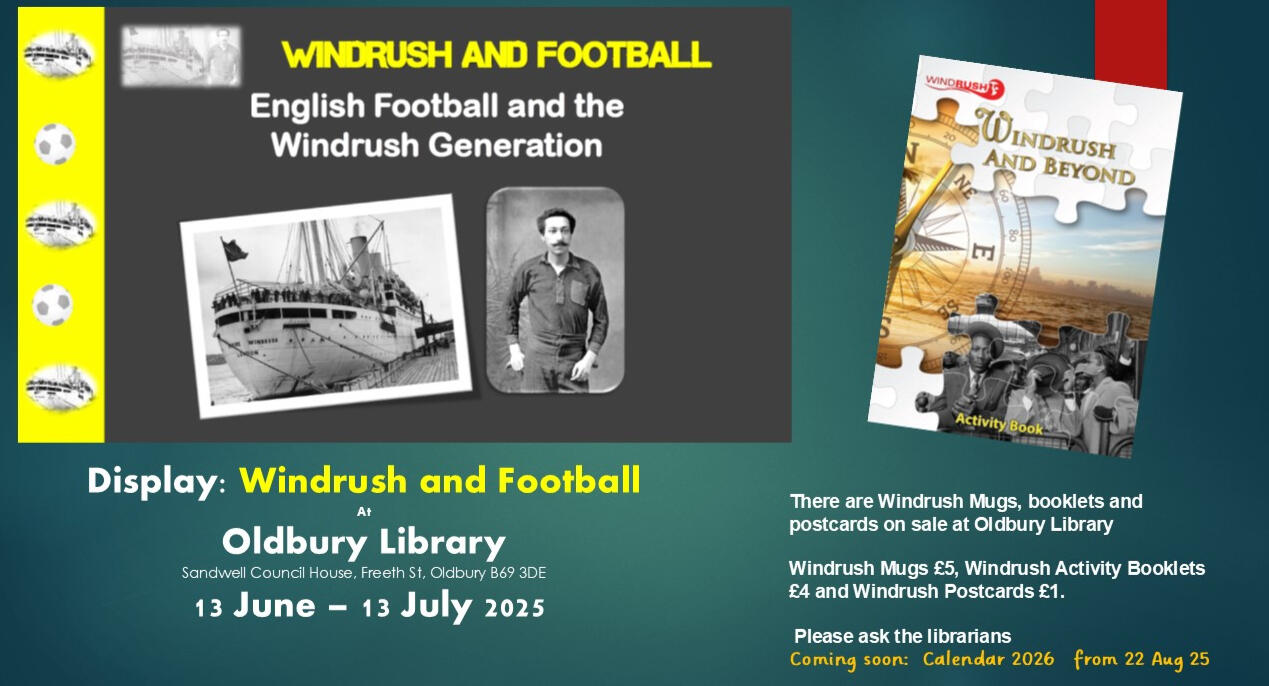 Windrush Display at Oldbury Library
